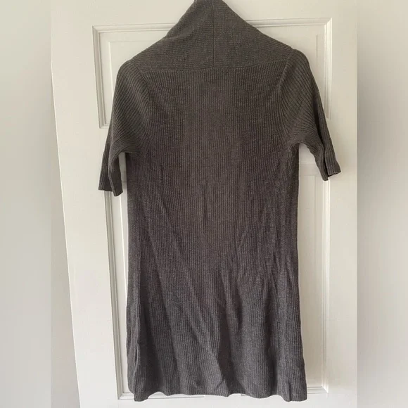 Long open gray cardigan by Banana Republic. - Picture 3 of 3